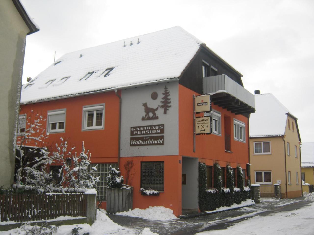 Gasthaus Zur Wolfsschlucht Hotel Sugenheim Exterior foto